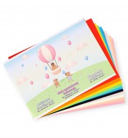 Blok rysunkowy szkolny A4 Strigo 20 kartek barwiony w masie KAPIBARA balon 80g