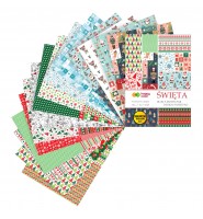 Blok z motywami Happy Color ŚWIĘTA A4 15 arkuszy 80g papier ozdobny