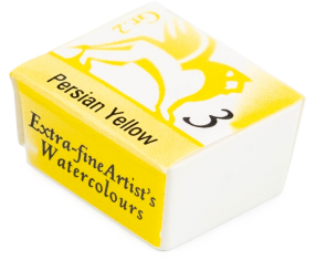 akwarela w kostce persjan yellow nr 3 Renesans
