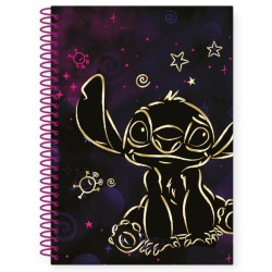 KOŁOZESZYT B5 100 kartek w kratkę STITCH GOLD 1 Disney