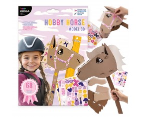 HOBBY HORSE KIDEA zestaw kreatywny do składania koń na kiju 1:1
