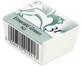 akwarela w kostce emerald green nr 31 Renesans