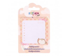 Strigo karteczki samoprzylepne 73×73 mm pomarańczowe 20 kartek bloczek