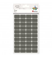 Rzepy samoprzylepne SZARE 15x25 mm mocne dwustronne 40 sztuk komplet