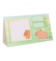 Karteczki SAMOPRZYLEPNE ZNACZNIKI KAPIBARA ARBUZ Strigo