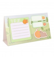 Karteczki SAMOPRZYLEPNE ZNACZNIKI KAPIBARA z pomarańczą Strigo