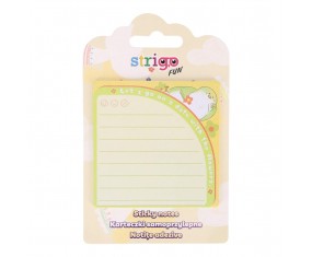 Strigo karteczki samoprzylepne 73×73 mm żółte 20 kartek bloczek
