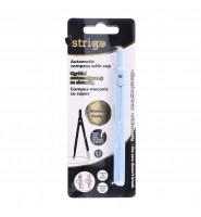 Cyrkiel automatyczny ze skuwką niebieski Strigo kompaktowy