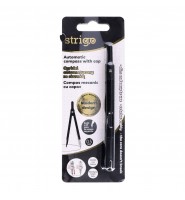 Cyrkiel automatyczny ze skuwką czarny Strigo