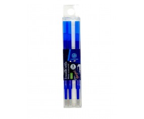 ZESTAW Wkłady wymazywalne do długopisu ASTRA CLICK niebieskie 0,5 mm 3 sztuki