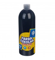 Farba szkolna PLAKATOWA TEMPERA BUTELKA Astra 1000 ml czarna