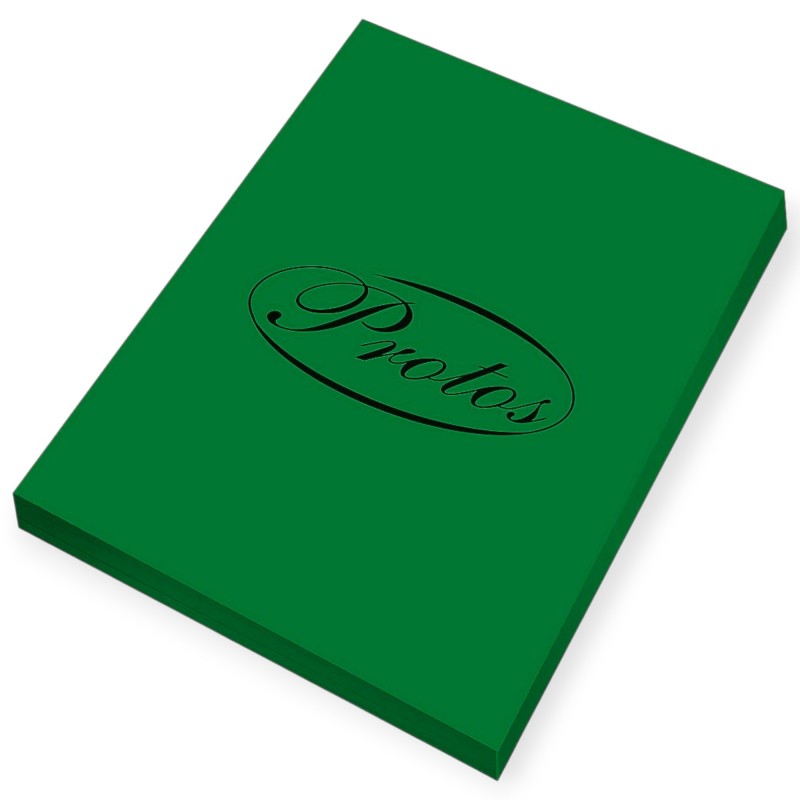 Papier techniczny kolorowy PROTOS A4 ZIELONY CIEMNY 170g 50 arkuszy do druku i ksero