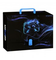 Teczka GRUBA PLASTYCZNA z rączką  A4 95mm dla chłopca GAME Pad STARPAK