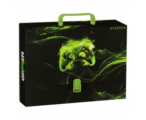 Teczka plastyczna WĄSKA A4 5,5 cm dla CHŁOPCA GAME PAD STARPAK