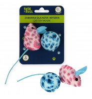 Myszka i grzechocząca piłeczka zabawki dla KOTA miękka pobudza instynkt łowiecki