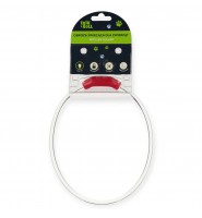 ŚWIECĄCA obroża LED USB dla psa kota 55 cm czerwona widoczność po zmroku