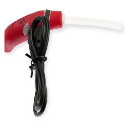 ŚWIECĄCA obroża LED USB dla psa kota 55 cm czerwona widoczność po zmroku