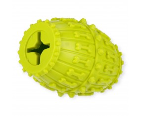 GRYZAK na smaczki dla PSA interaktywna ZABAWKA limonkowa 11,5 cm