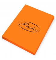 Papier TECHNICZNY kolorowy PROTOS  A4 POMARAŃCZOWY 160 g 50 ark do drukarek ksero