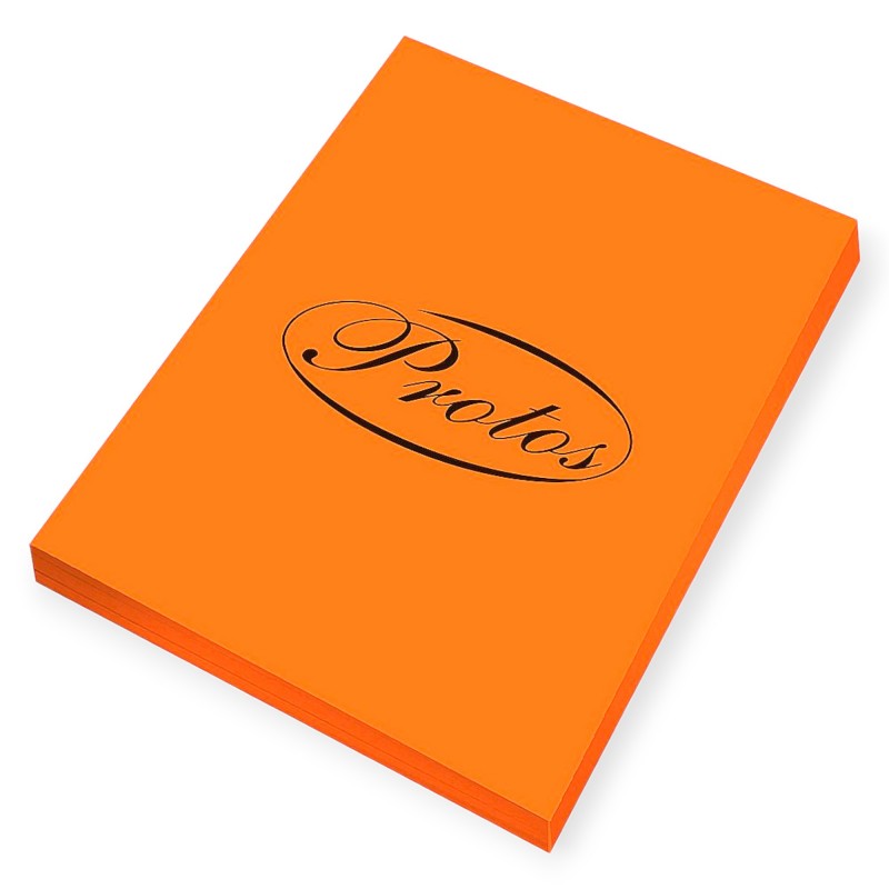 Papier TECHNICZNY kolorowy PROTOS  A4 POMARAŃCZOWY 160 g 50 ark do drukarek ksero