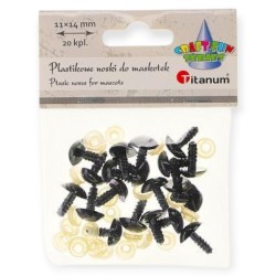 Noski dekoracyjne TITANUM Craft‑Fun Series trójkątne 11×14 mm 20 kpl