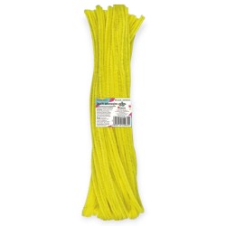 Druciki kreatywne WYCIORY Titanum 50 szt. 0,6×30 cm ŻÓŁTE dekoracyjne
