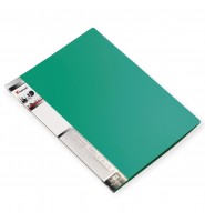 Teczka ofertowa A4 zielona PP 10 kieszeni TITANUM ekologiczna z koszulkami