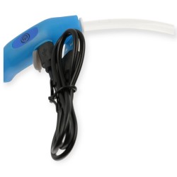 Obroża LED Trik and Troll 70 cm USB niebieska dla psa kota ŚWIECĄCA