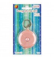 Centymetr krawiecki 150 cm ściągany z blokadą Aliga MIARKA z brelokiem