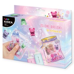 ŻELOWE BRELOKI zestaw kreatywny Kidea WŁASNORĘCZNE zawieszki breloczki