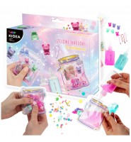 ŻELOWE BRELOKI zestaw kreatywny Kidea WŁASNORĘCZNE zawieszki breloczki