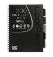 Kołozeszyt A4 kratka 100 kartek Coolpack przekładki koperta linijka