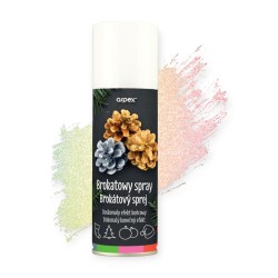 ZESTAW Spray brokatowy MULTICOLOR Arpex 3x100ml dekoracje ozdoby świąteczne