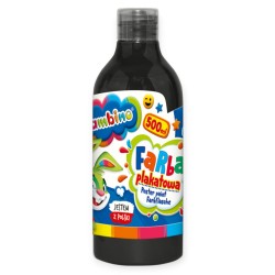 Farby plakatowe Bambino 12 kolorów 500 ml zestaw do szkoły i plastyki