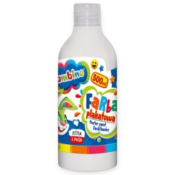 Farby plakatowe Bambino 12 kolorów 500 ml zestaw do szkoły i plastyki