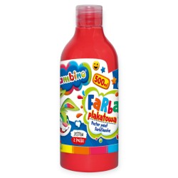Farby plakatowe Bambino 12 kolorów 500 ml zestaw do szkoły i plastyki