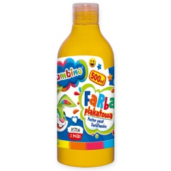 Farby plakatowe Bambino 12 kolorów 500 ml zestaw do szkoły i plastyki