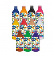 Farby plakatowe Bambino 11 kolorów 500 ml zestaw szkolny do plastyki