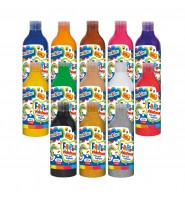 Farby plakatowe Bambino 13 kolorów 500 ml ZESTAW szkolny przedszolny