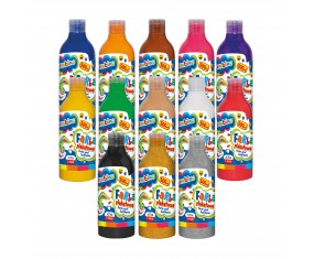 Farby plakatowe Bambino 13 kolorów 500 ml ZESTAW szkolny przedszolny