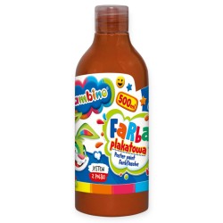 Farby plakatowe Bambino 13 kolorów 500 ml ZESTAW szkolny przedszolny