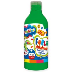 Farby plakatowe Bambino 13 kolorów 500 ml ZESTAW szkolny przedszolny