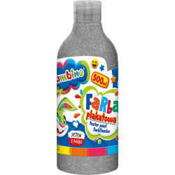 Farby plakatowe Bambino 13 kolorów 500 ml ZESTAW szkolny przedszolny