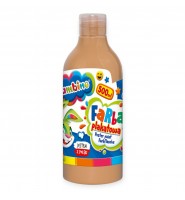 Farba plakatowa szkolna Bambino 500 ml CIELISTA w butelce
