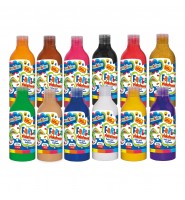 Farby plakatowe Bambino 12 kolorów 500 ml zestaw do szkoły i plastyki