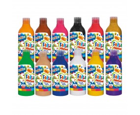 Farby plakatowe Bambino 12 kolorów 500 ml zestaw do szkoły i plastyki