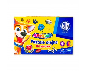 Pastele OLEJNE kredki 12 kolorów do malowania ASTRINO dla dzieci