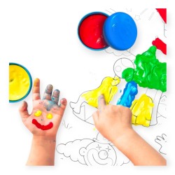 MAPED zestaw plastyczny dla dzieci 1+ PIERWSZE farby flamastry kredki 6 kolorów