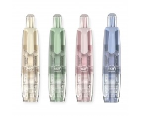 Korektor w taśmie w długopisie 6mm x 6m z wymienną taśmą i końcówką 360° 1 szt