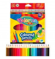 Kredki ołówkowe Colorino Kids 24 kolory Patio szkolne dla dzieci